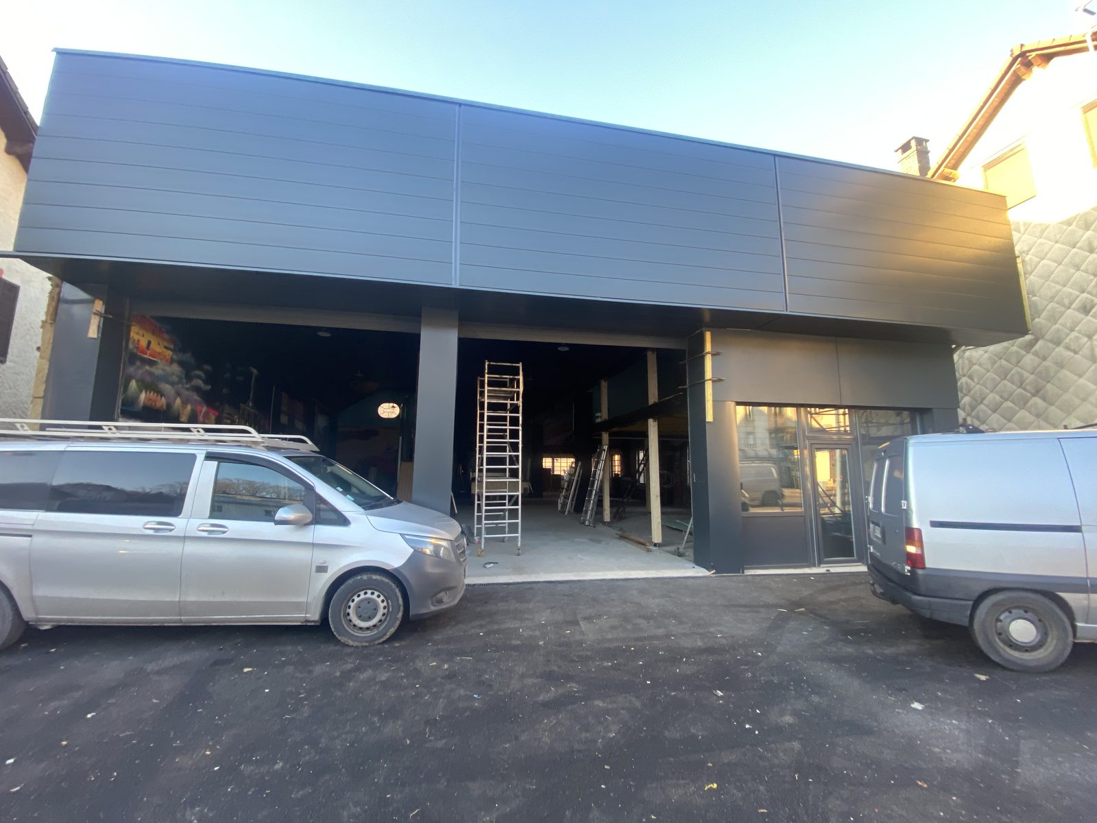Façade et habillage à Cornimont — Photo du 18 janvier 2025