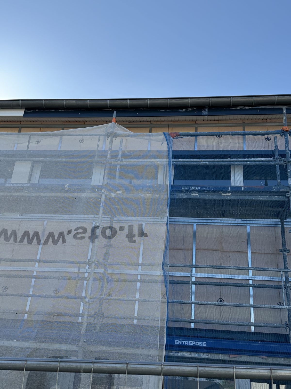 Travaux de façade à Maizières-lès-Metz — Photo du 8 avril 2025