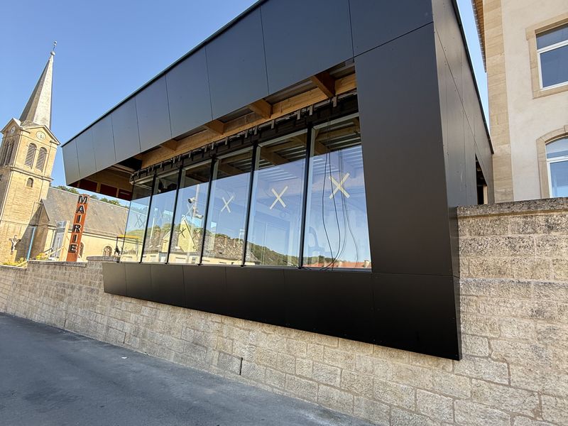 Habillage de façade · Ottange